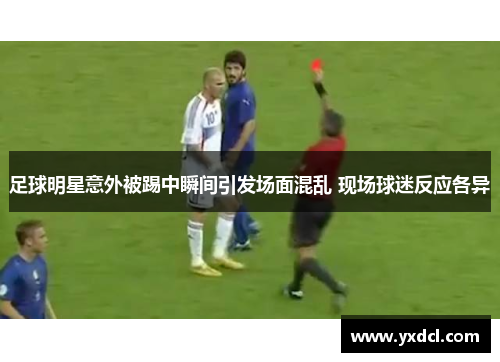 足球明星意外被踢中瞬间引发场面混乱 现场球迷反应各异